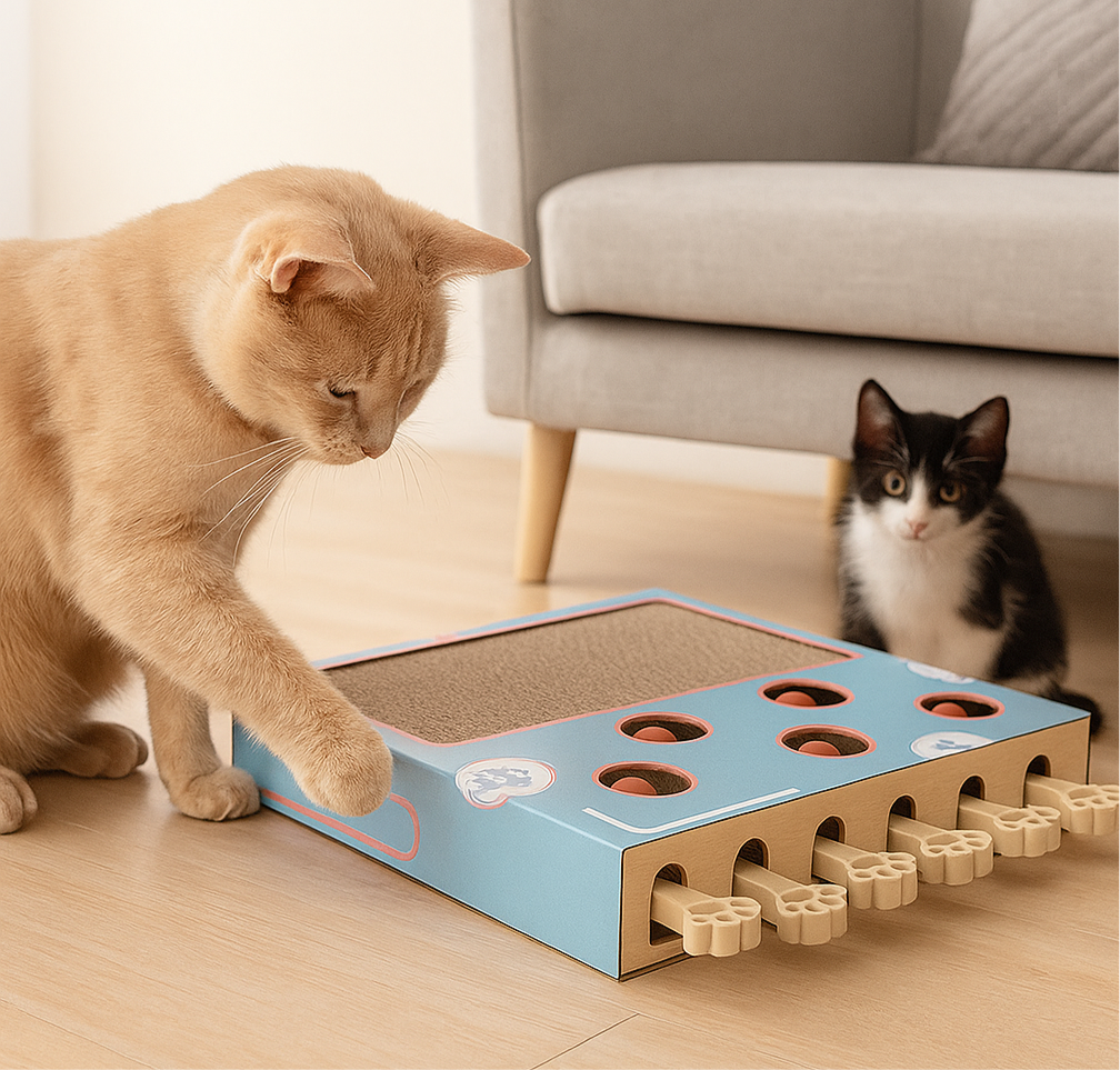 GatoBox – Rascador Interactivo Multijuego
