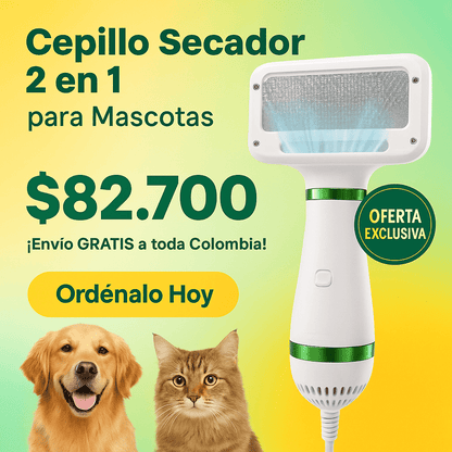 PetDry – Cepillo Secador 2 en 1